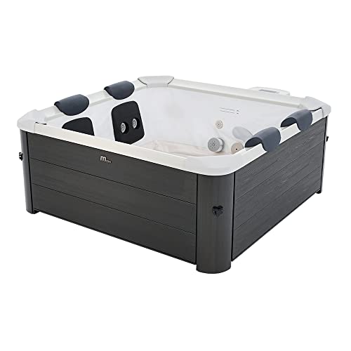 - MSpa Oslo Hot Tub | Wi-Fi Control | LED Lighting | Hydrotherapy Jets | Cover Included -