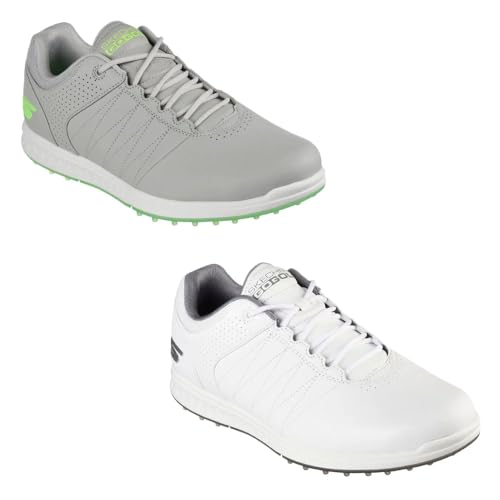 - Skechers Men's Pivot | Spikeless | Golf Shoe | White/Gray -