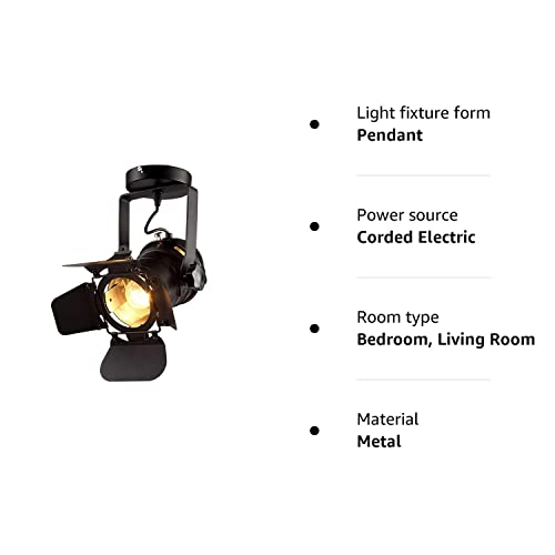 - Vintage Ceiling Spotlight Fixture E27 Spot Light Industiral Spot Wall/Ceiling Light -