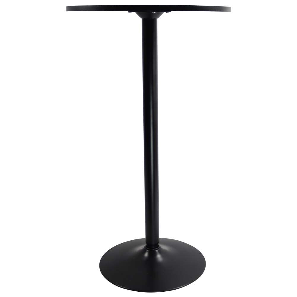 - KKTONER Round Bar Table | 60CM Top for Cocktail Bar | Pub Dining Bistro (106CM H) -