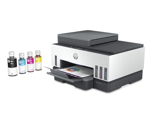 - HP Smart Tank 7605 All-in-One Wireless Inkjet Printer | 35 Page Automatic Document Feeder -