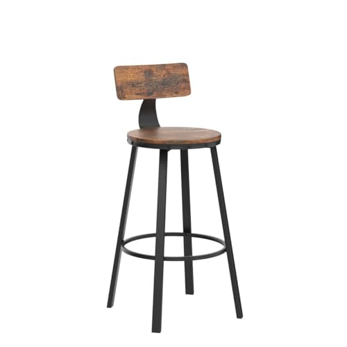 - VASAGLE Bar Stools, Set of 2 Tall Bar Stools -