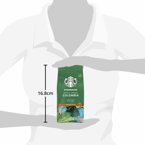 - STARBUCKS Single-Origin Colombia | Medium Roast | Ground Coffee 200g (Pack Of 6) -
