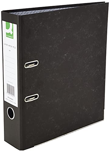 - Q-Connect Lever Arch File | A4 Black | (10 Pack) KF20001 -