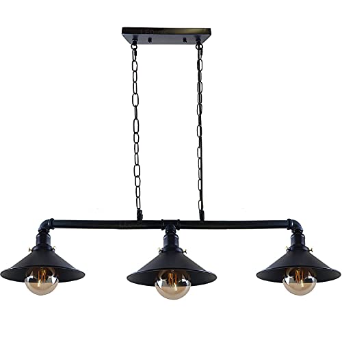 - LEDSone Industrial 3 Way Vintage Retro Style Steampunk Pipe Light Bar -
