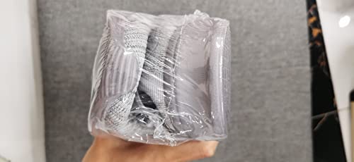 CAIQDM Mens Trainers Running Shoes Leisure Sneakers Mesh Walking Gym Tennis Shoes Lightweight Breathable Sports Outdoor Fitness Jogging Grey 8 UK