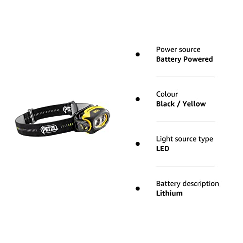 - Petzl 2 Headtorch Pixa 3 – Black/Yellow -
