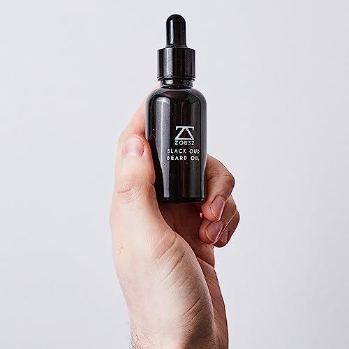 - ZOUSZ Black Oud Beard Oil for Men, Beard Moisturizer & Conditioner, Non-Greasy Men's Beard Care Essential
