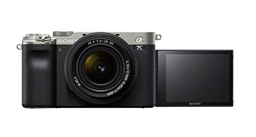 - Sony Alpha 7 C | Full-frame Mirrorless Camera with FE 28-60mm F4-5.6 Interchangeable Zoom Lens | 24.2 Megapixels | 5-Axis Stabilisation | Silver -