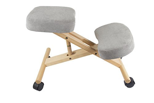 - PRO 11 WELLBEING Adjustable Ergonomic Kneeling Chair | (Grey) -
