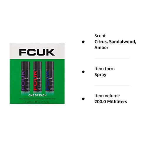 - FCUK Bodyspray Trio | Vintage,Sport and Urban by FCUK -