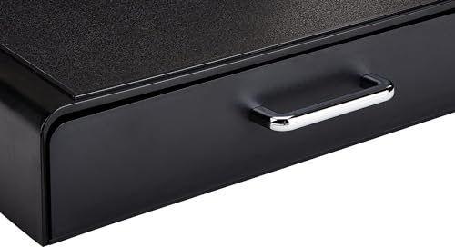 Amazon Basics Nespresso OriginalLine Coffee Pod Storage with 1 Drawer Holder, 50 Capsule Capacity, Black , DHCD002