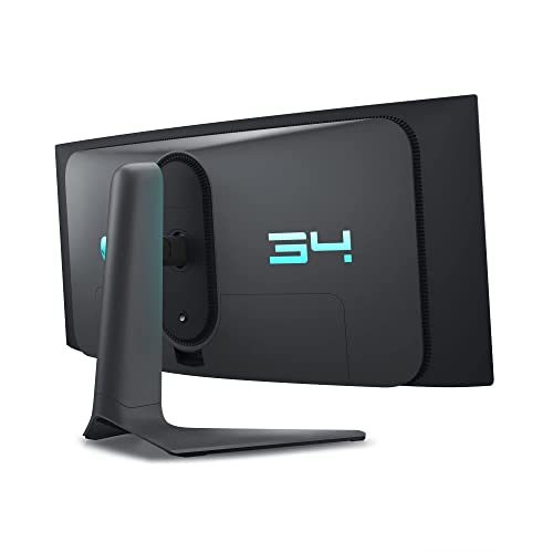 Alienware AW3423DWF 34 Inch WQHD (3440x1440) 21:9 1800R Curved Gaming Monitor, 165Hz, QD OLED, 0.1ms, AMD FreeSync Premium Pro, 99.3% DCI-P3, HDR400, 2x DisplayPort, 1x HDMI, 5x USB, 3 Year Warranty