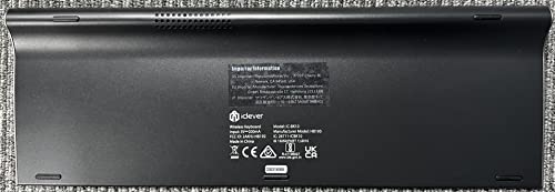 - iClever Wireless Keyboard | Bluetooth Keyboard | Stable Connection to Multi Devices -