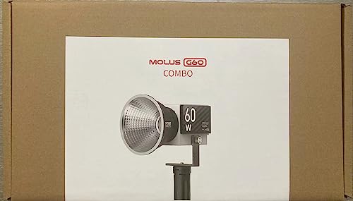 - Zhiyun G60 COMBO LED Video Continuous Lighting Dimmable 2700K-6500K CRI96+ TLCI 97+ Studio Photography Light Supports APP Control with Bowens Mount Adapter