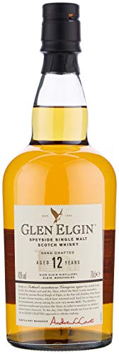 - Glen Elgin 12 Year Old Single Malt Scotch Whisky | 43% vol | 70cl | Made of Malted Barley -
