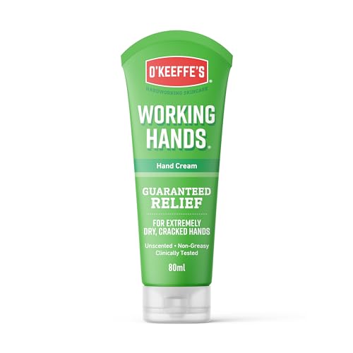 - O'Keeffe's Working Hands | 80ml Tube | Hand Cream for Extremely Dry, Cracked Hands -