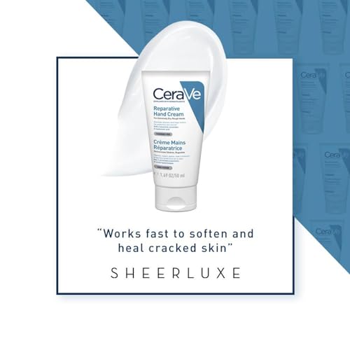 CeraVe Reparative Hand Cream for Dry and Rough Hands 50ml with Glycerin and 3 Essential Ceramides