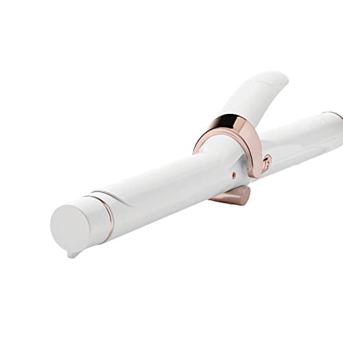 - T3 | SinglePass Professional Curling Iron | Custom Blend Ceramic Long Barrel Curling and Wave Iron -