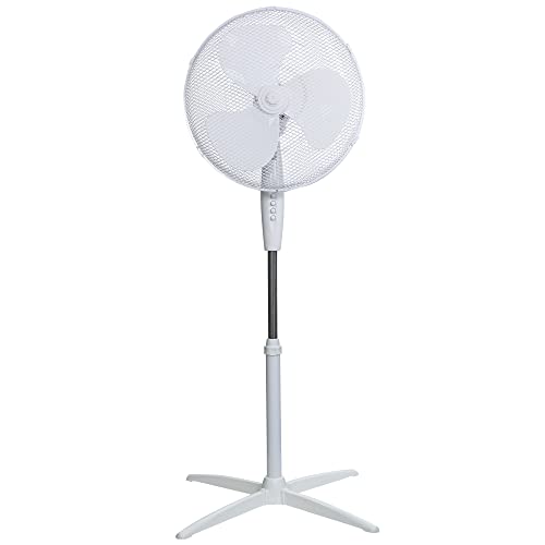 - Russell Hobbs 16" Inch | Lightweight | Pedestal Fan | 3 Speeds | Wide-Angled Oscillation -
