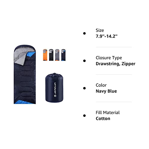 - Sleeping Bags for Adults | Backpacking Lightweight Waterproof | 3 Seasons -