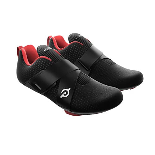 - Peloton Altos Cycling Shoes | Hook and Loop Strap and Delta-Compatible Bike Cleats | Black -