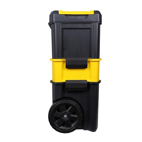 - STANLEY Essential Rolling Workshop Toolbox | 3 Tier | Stackable Units | STST1-80151 -