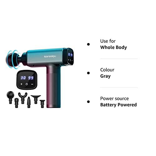 - Massage Gun Deep Tissue | Powerful 30 Speeds Percussion Muscle Massager | 2600mah -