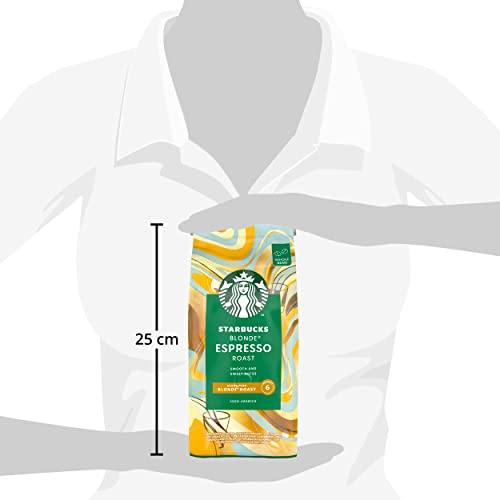 - STARBUCKS | Blonde Espresso Roast | Blonde Roast | Whole Bean Coffee 450g (Pack of 4) -