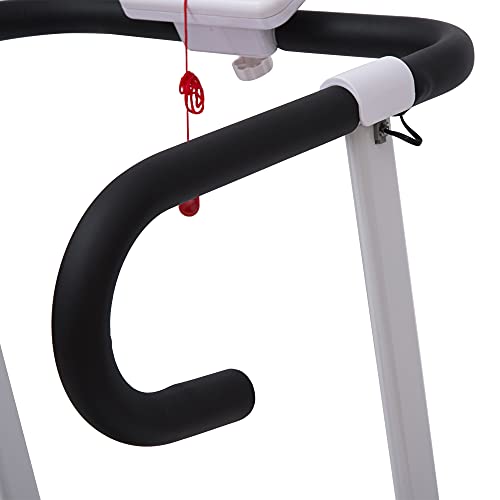 - HOMCOM 1.25HP Motorised Electric Treadmill | 10km/h Folding Running Machine | Gym Fitness Exercise with LCD Monitor -