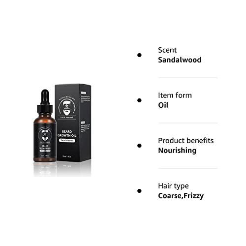 Beard Growth Oil (sandalwood scent)…