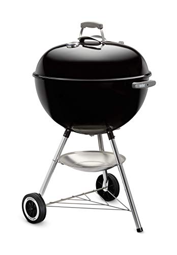 - Weber Classic Kettle Charcoal Grill Barbecue, 57cm | BBQ Grill with Lid Cover, Lid Thermometer, Stand & Wheels |
