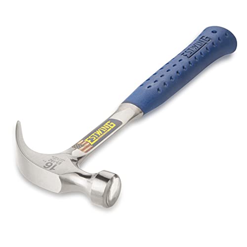 - Estwing 16-Ounce Claw Hammer | Nylon Vinyl Cushion Grip Handle -