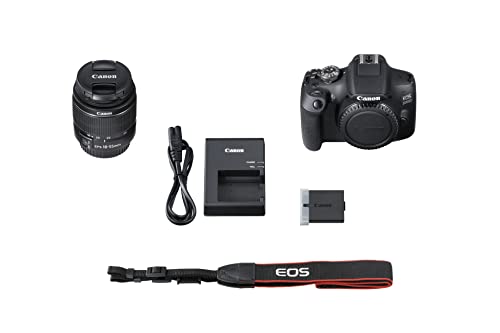 Canon EOS 2000D + EF-S 18-55mm III Lens - Easy-to-use DSLR Camera with a Versatile Lens, Ideal for Portraits and Landscapes