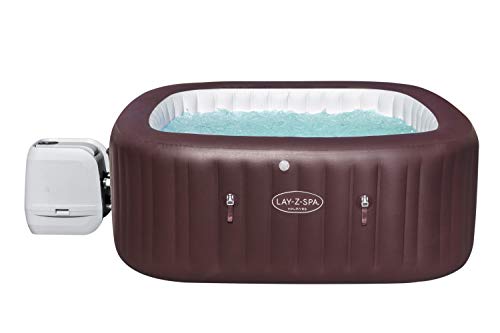 - Lay-Z-Spa Maldives Luxury Hot Tub | 8 HydroJet Pro Massage System | Inflatable Spa | LED Lights | Foot Massager | Freeze Shield Technology | 5-7 Person -