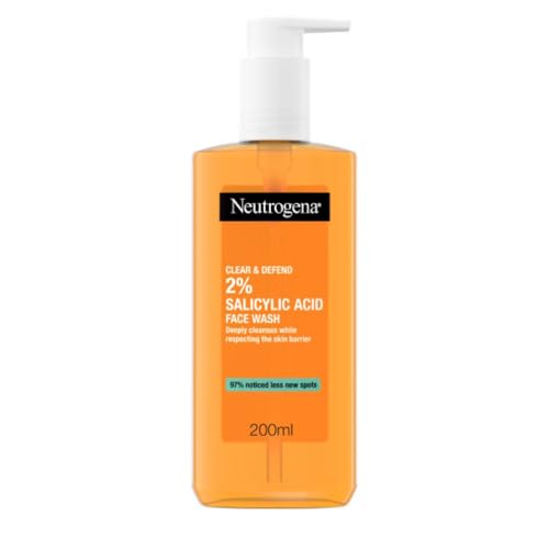 - Neutrogena | Clear and Defend | 2% Salicylic Acid Face Wash | 200ml -