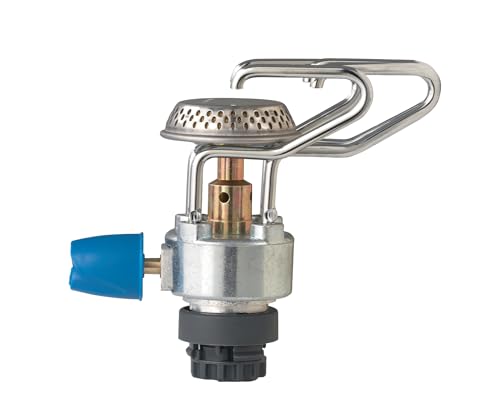 Campingaz Bleuet Micro Plus Camping Stove, lightweight 1-burner Gas Stove, high power 1250 watts, for camping, festivals, hiking, runs off CV 470 gas gartridges, Blue