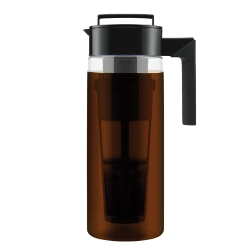 - Takeya Patented Deluxe Cold Brew Coffee Maker | Plastic | Black -