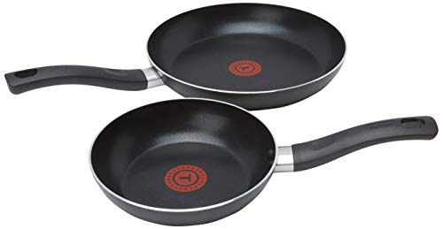 - Tefal | Taste Twin Pack | Aluminium Frying Pans | Pan Set | Pans 20 cm and 28 cm diameter | Non-Stick | Black | Pack of 2 -