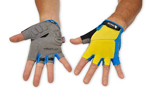 - Kratos Fingerless Cycling Gloves for Men and Women | Shock Absorbing Gel Padded Mountain Bike Gloves -