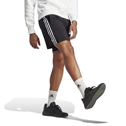 adidas Men's AEROREADY Essentials Shorts, Black/White, L
