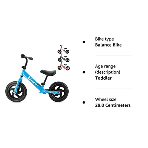 Balance Bike for 2 3 4 Year Old Boy Girl Training Bicycle for Kids and Toddlers 2-4 Years Old Carbon Steel Frame No Pedal Walking Balance Bike Training Bicycle for Boys Girls - Best Cycling Toy Gifts