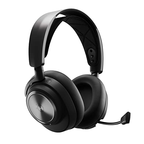 - SteelSeries | Arctis Nova Pro Wireless Multi-System Gaming Headset |  Active Noise Cancellation | ClearCast Gen 2 Mic - PC, PS5, PS4, Switch, Mobile -
