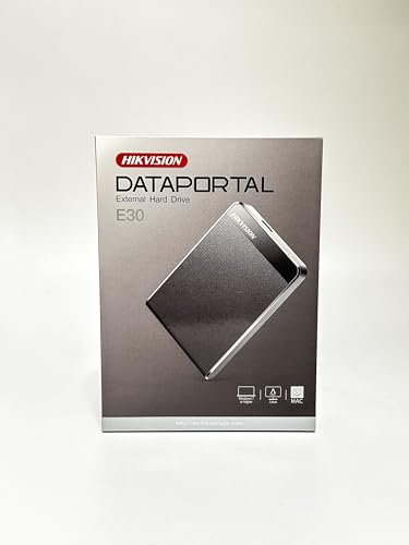 - Hikvision External Hard Drive | 1TB | Ultra-Thin 2.5 Inch Portable USB -
