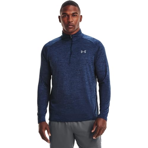 - Under Armour Men Tech 2.0 1/2 Zip | Versatile Warm Up Top for Men | Light and Breathable Zip Up Top -