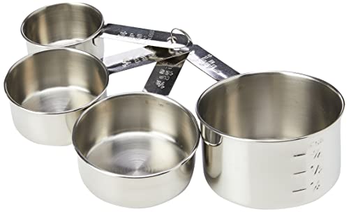 - Dexam 17840994 | Faringdon Set of 4 Stainless Steel Measuring Cups -
