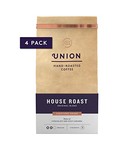 - Union Coffee | Medium Roast | Ground Coffee Beans | House Roast Ground Coffee | 4 x 200g -