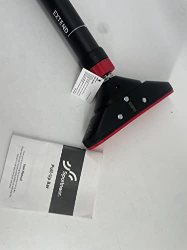 - Sportneer Pull Up Bar | Doorway Chin Up Bar | Adjustable 75-94cm (29.5in-37in) | Up to 200kg Capacity -