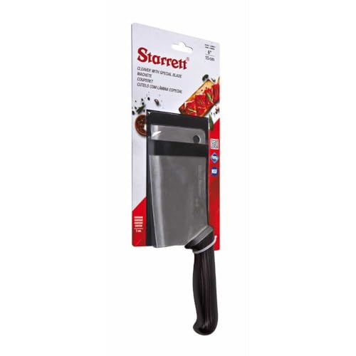- Starrett Chef's Butcher's Cleaver Knife | BKB509-6 Wide Rectangular 6" (150mm) | Professional Kitchen Knife -