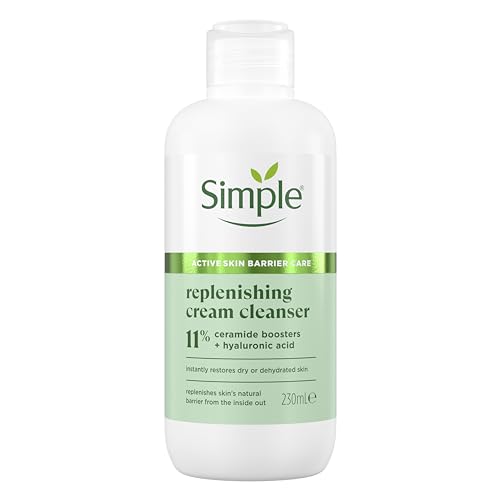 - Simple Replenishing Cream Cleanser Face Cleanser|  Suitable For Most Sensitive Skin -